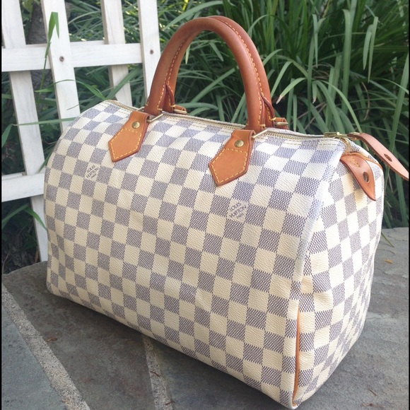 🚫SOLD🚫Auth. Louis Vuitton Azur Speedy 30 🇫🇷 - Picture 2 of 8