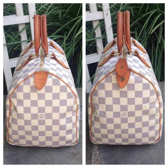 🚫SOLD🚫Auth. Louis Vuitton Azur Speedy 30 🇫🇷 - Picture 3 of 8