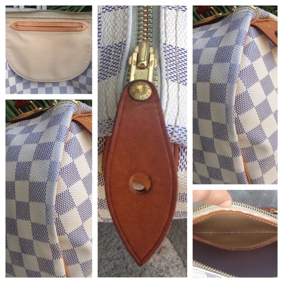 🚫SOLD🚫Auth. Louis Vuitton Azur Speedy 30 🇫🇷 - Picture 7 of 8