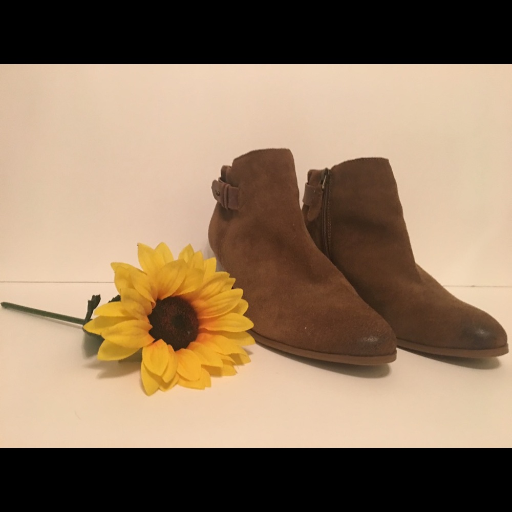 Brown Heeled Booties
