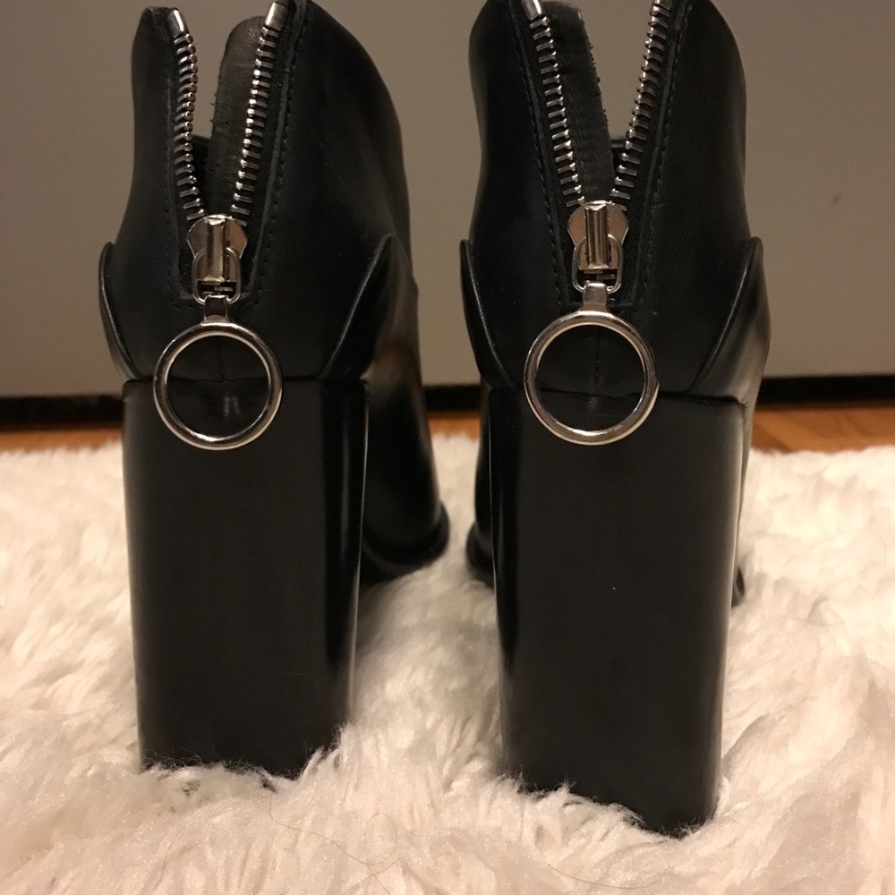 Rag And Bone Open Toe Zip Back Booties - image 2