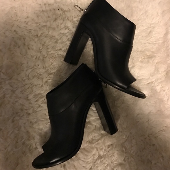 Rag and Bone open toe zip back booties - Picture 3 of 5