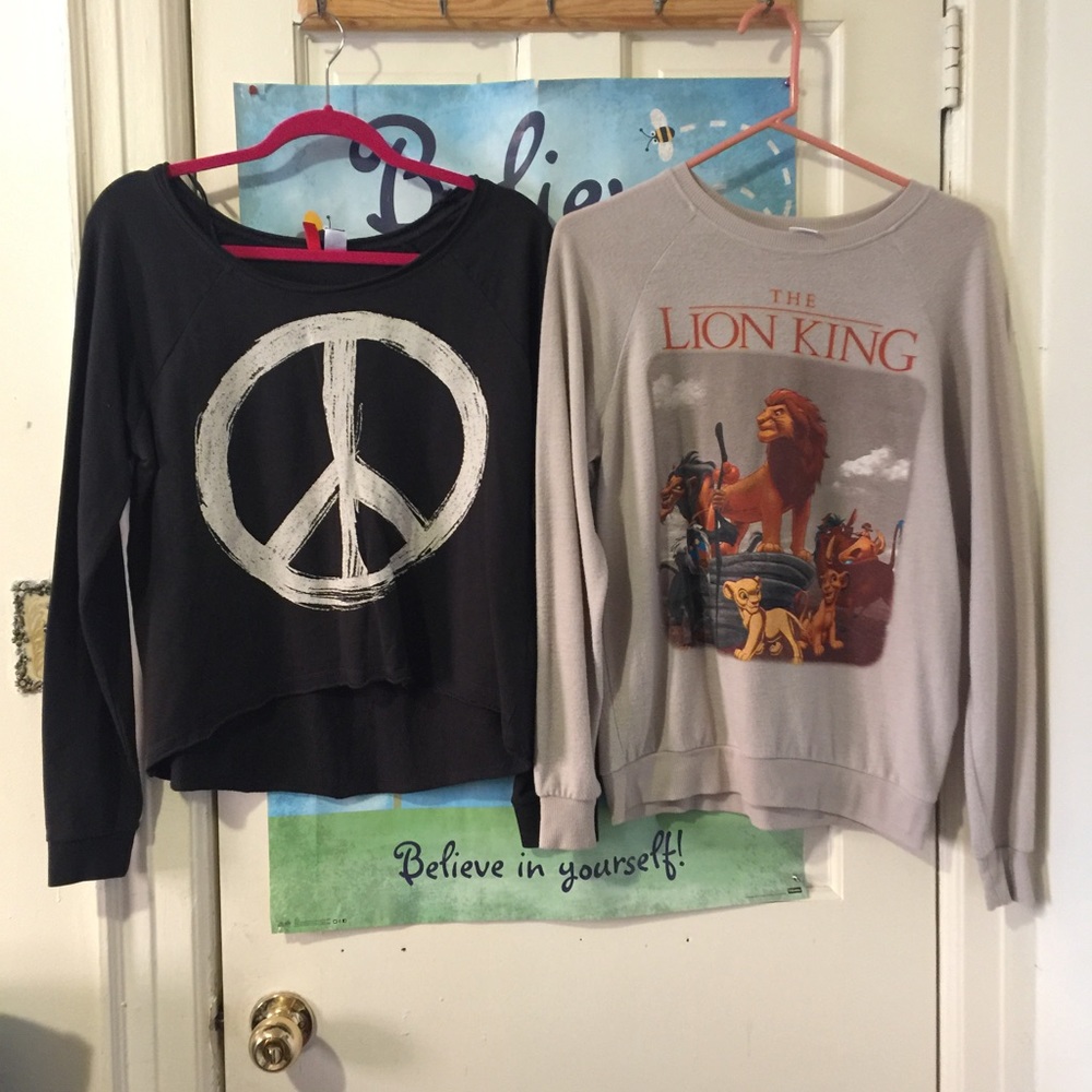 TWO FOR ONE SWEATER SHIRTS