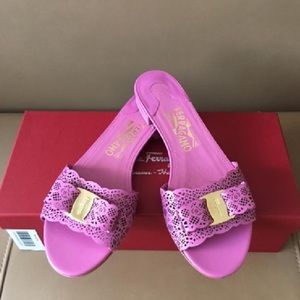 Salvatore Ferragmo - purple sandals