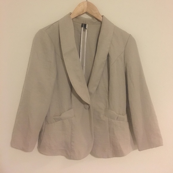 Boyfriend Blazer with bow details - Picture 1 of 4