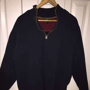 Large Woolrich pull over quarter zip
