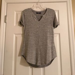 Grey V-neck