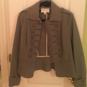 Banana Republic Gray Military Style Jacket