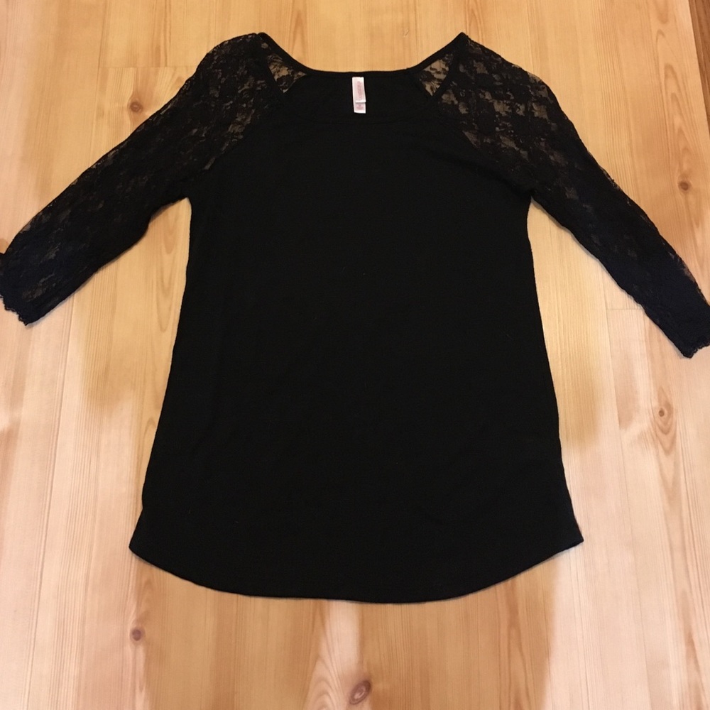Black Lace Top