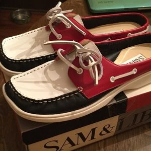 USA BOAT SHOES LEATHER AMERICA