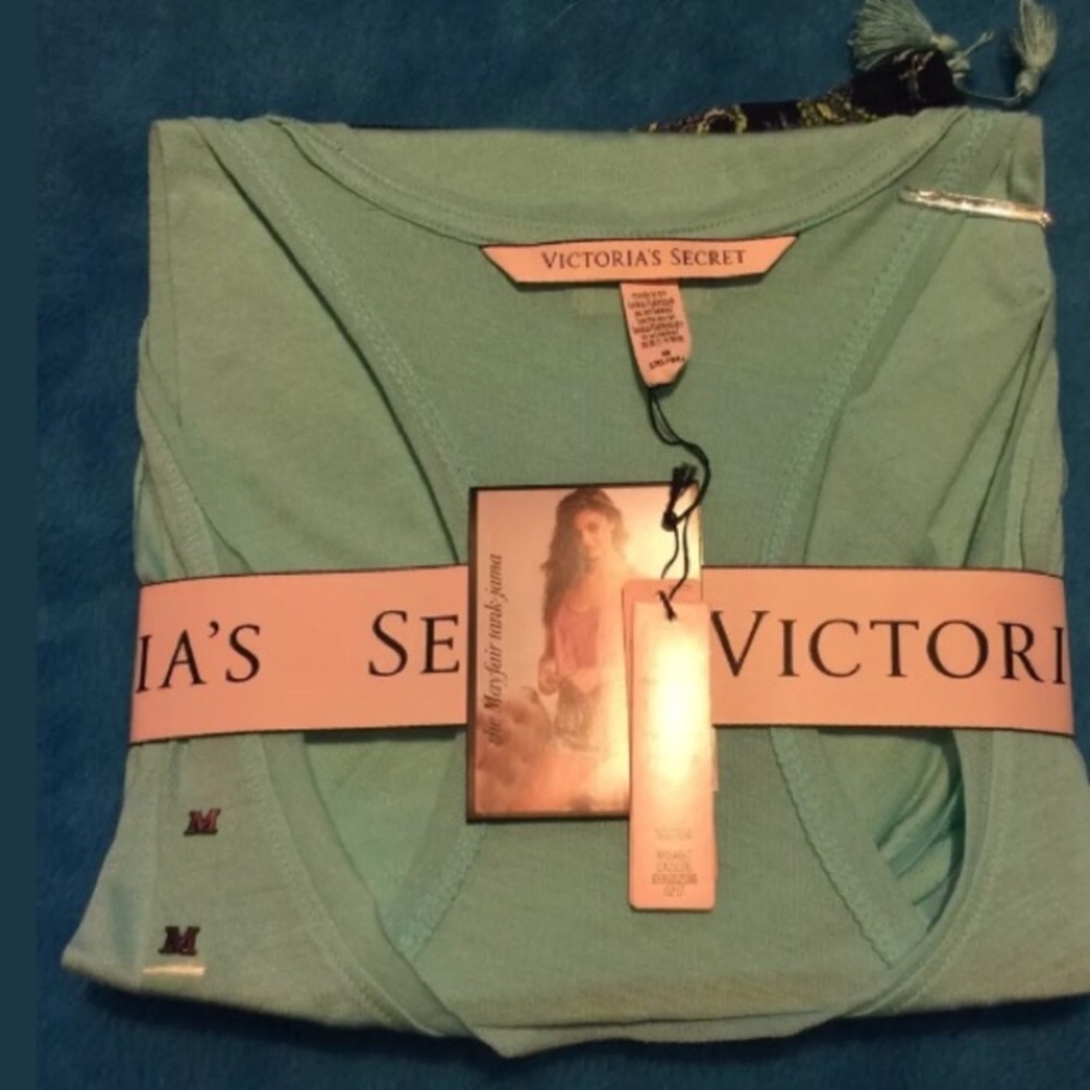 NWT Victoria's Secret The Mayfair Tank- 2pc Aqua