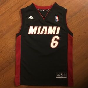 Addidas Miami Heat Lebron James Jersey