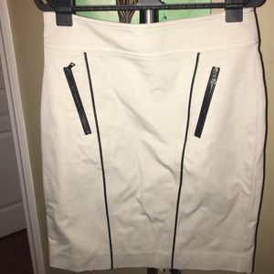 Khaki Ann Taylor Pencil Skirt