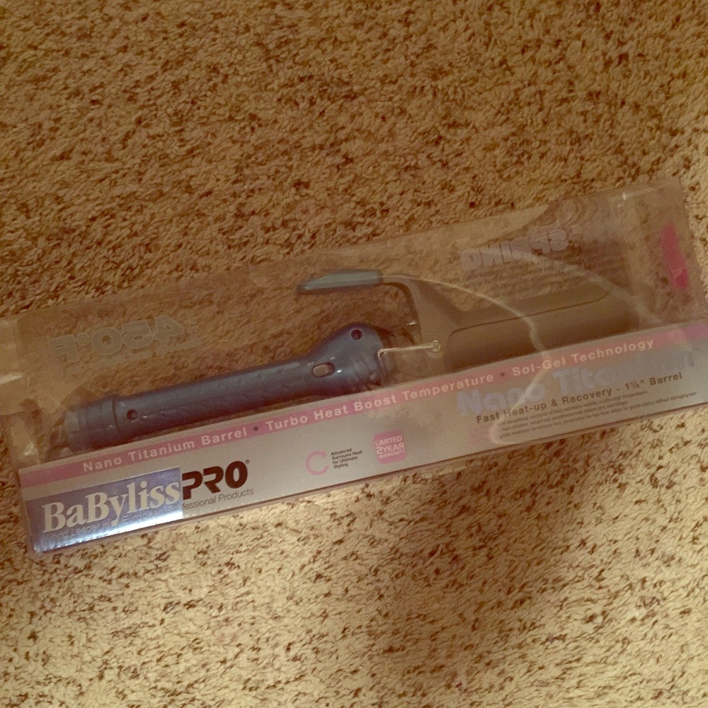 Babyliss nano titanium curling iron