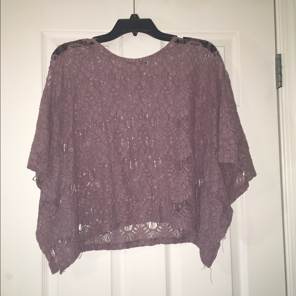 Purple Lace Blouse