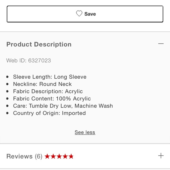 NWT Marled Drop Round Neck Pullover Laced Sweater - Picture 6 of 6