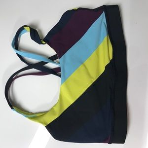 Lululemon energy sports bra size 6 multicolor