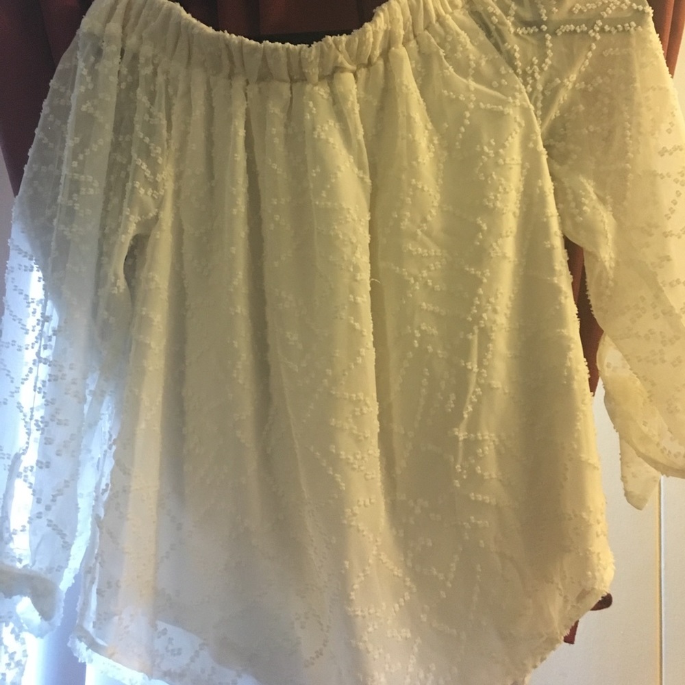 Off the shoulder blouse