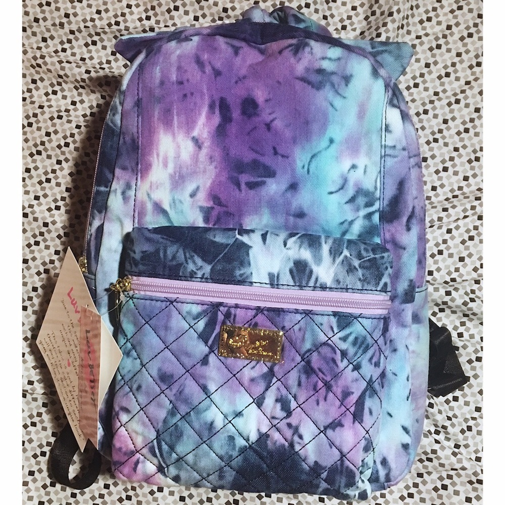 Betsey Johnson Tie Dye Backpack NWT