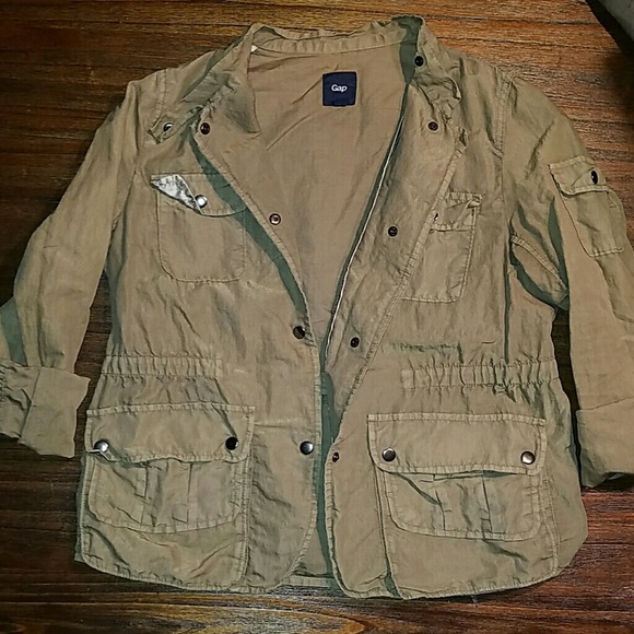GAP Jackets & Blazers - Gap army green jacket