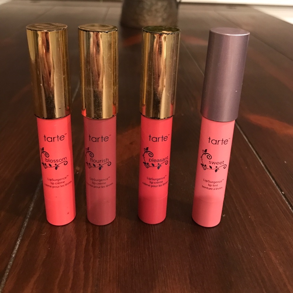 Tarte Lipsurgence lip cream (3) lip tint (1)