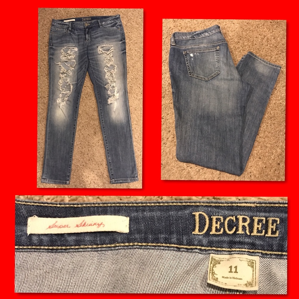 Degree Super Skinny Jeans size 11