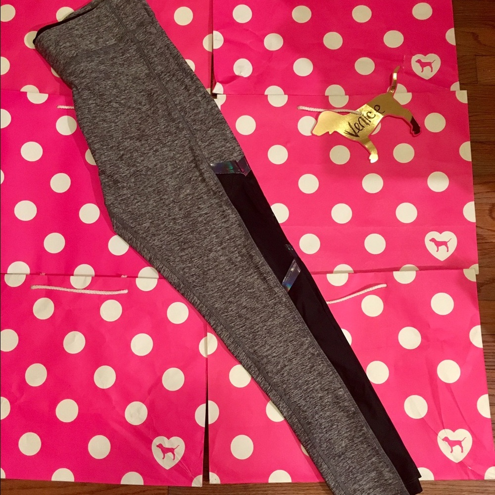 Pink Logo Mesh Ultimate Yoga Leggings Ultimate