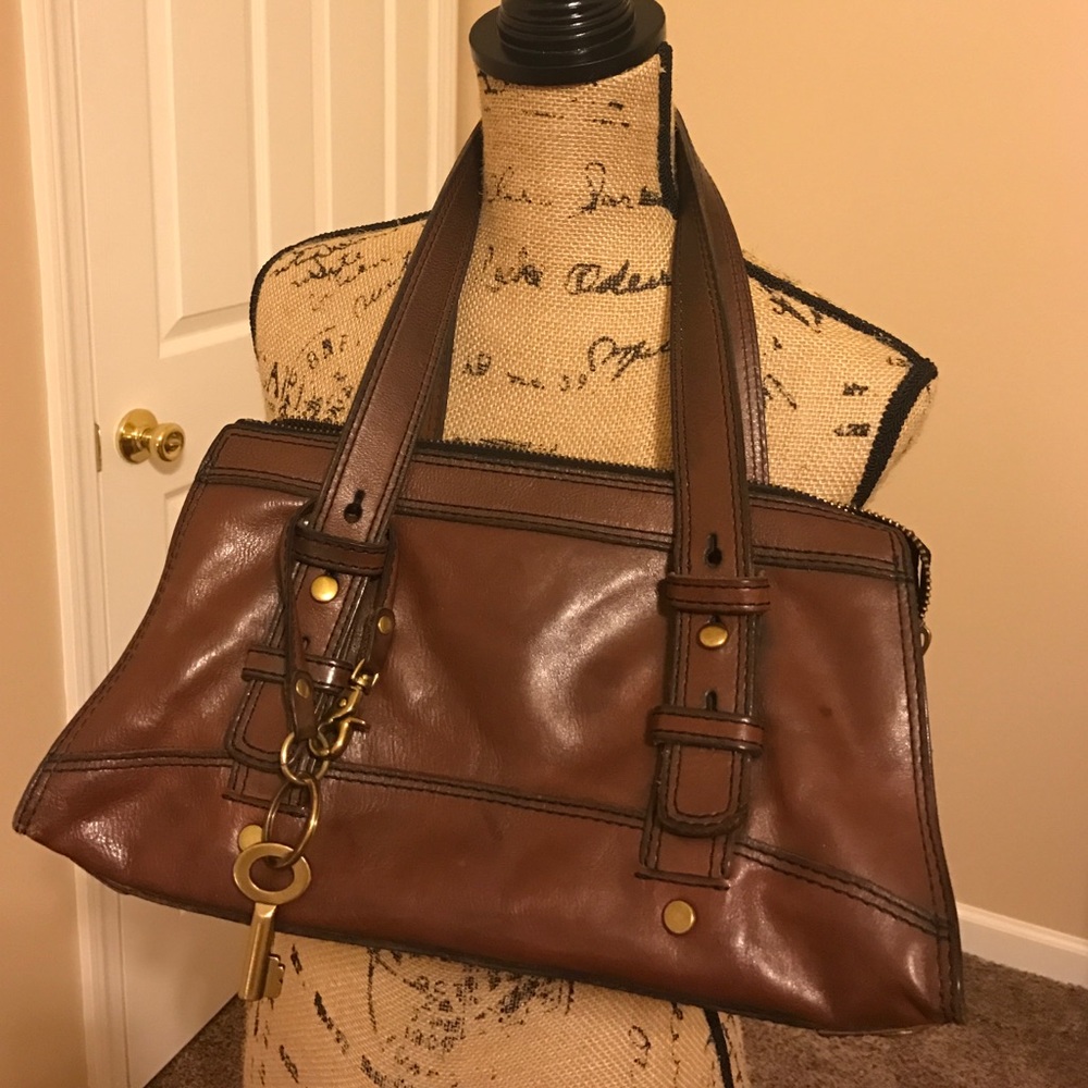 Leather Fossil Handbag