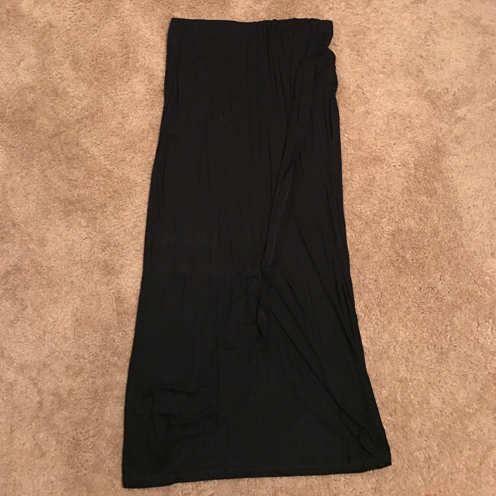 Black, Maxi skirt