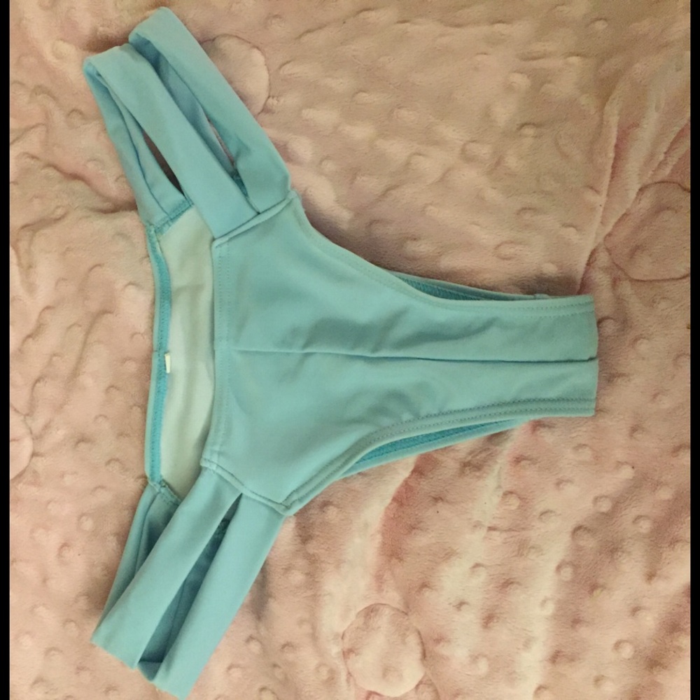 Light Blue Cheeky Bikini Bottoms