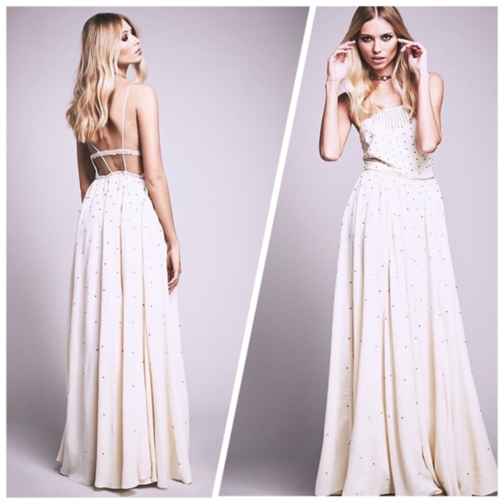 ISO Free People Silver screen maxi