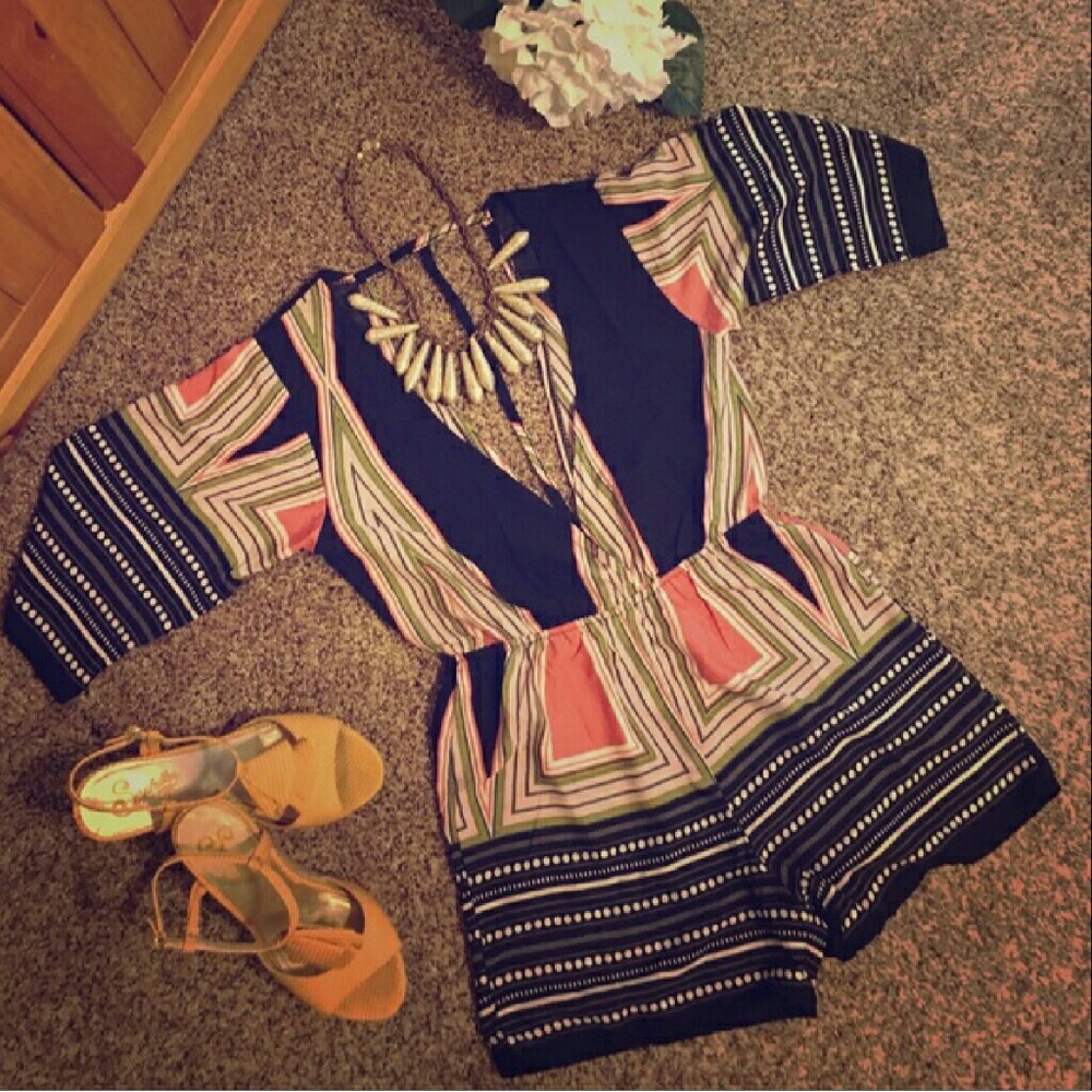 Romper super sexy deep plunge