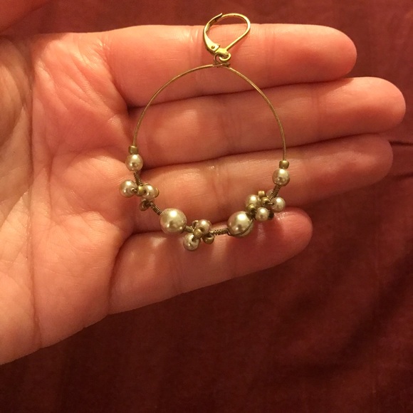 Faux pearl Fashion earrings - Picture 2 of 2