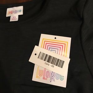 SOLID BLACK LULAROE CARLY- hard to find