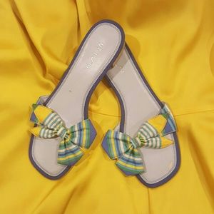 Unisa striped bow sandal
