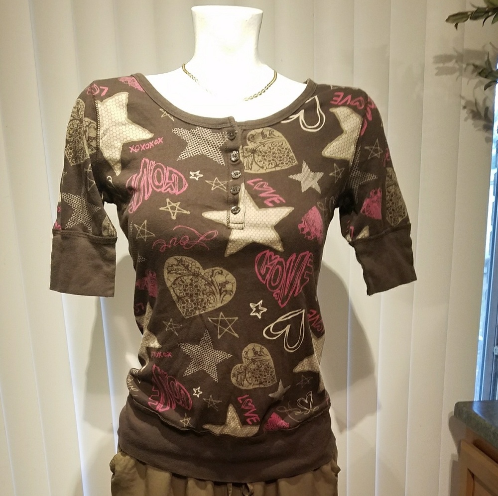 Arizona Jean company 1/2 sleeve top