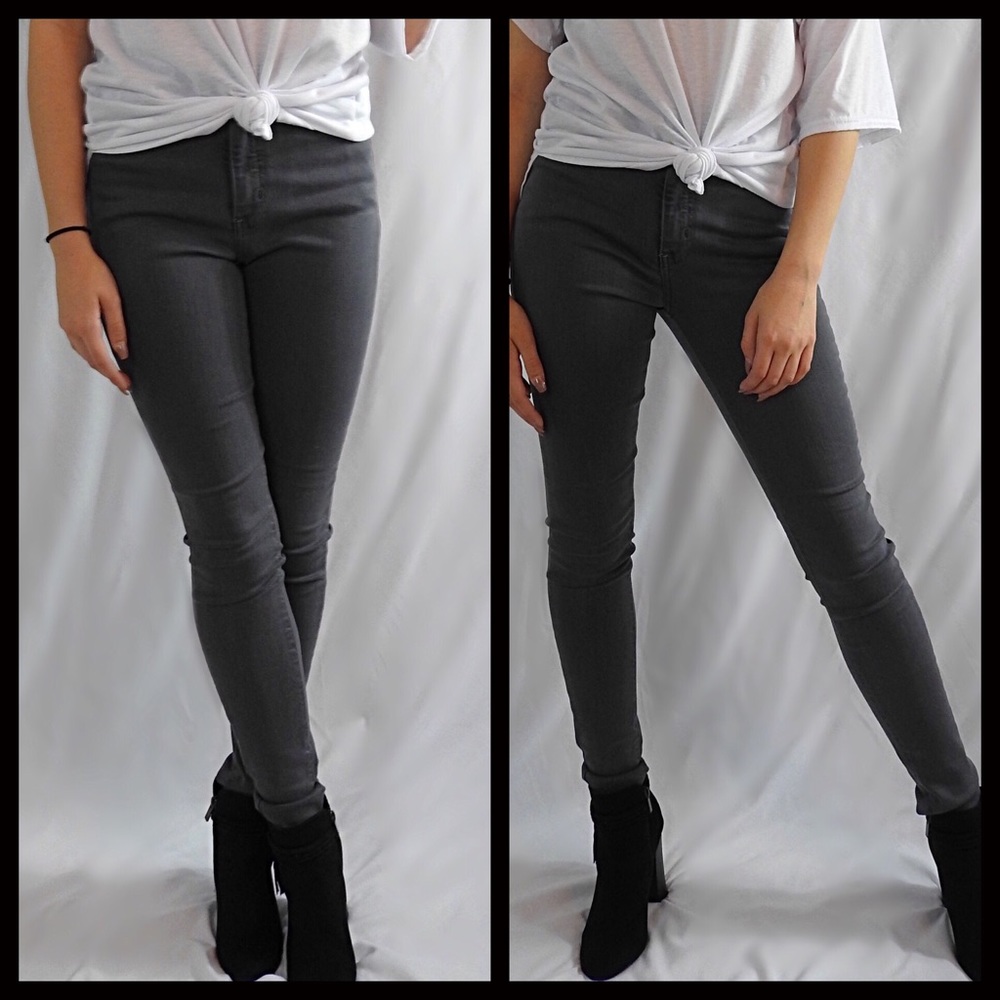 CLEARANCE-FIRM‼️Skinnies in Rustic Gray - Picture 3 of 6