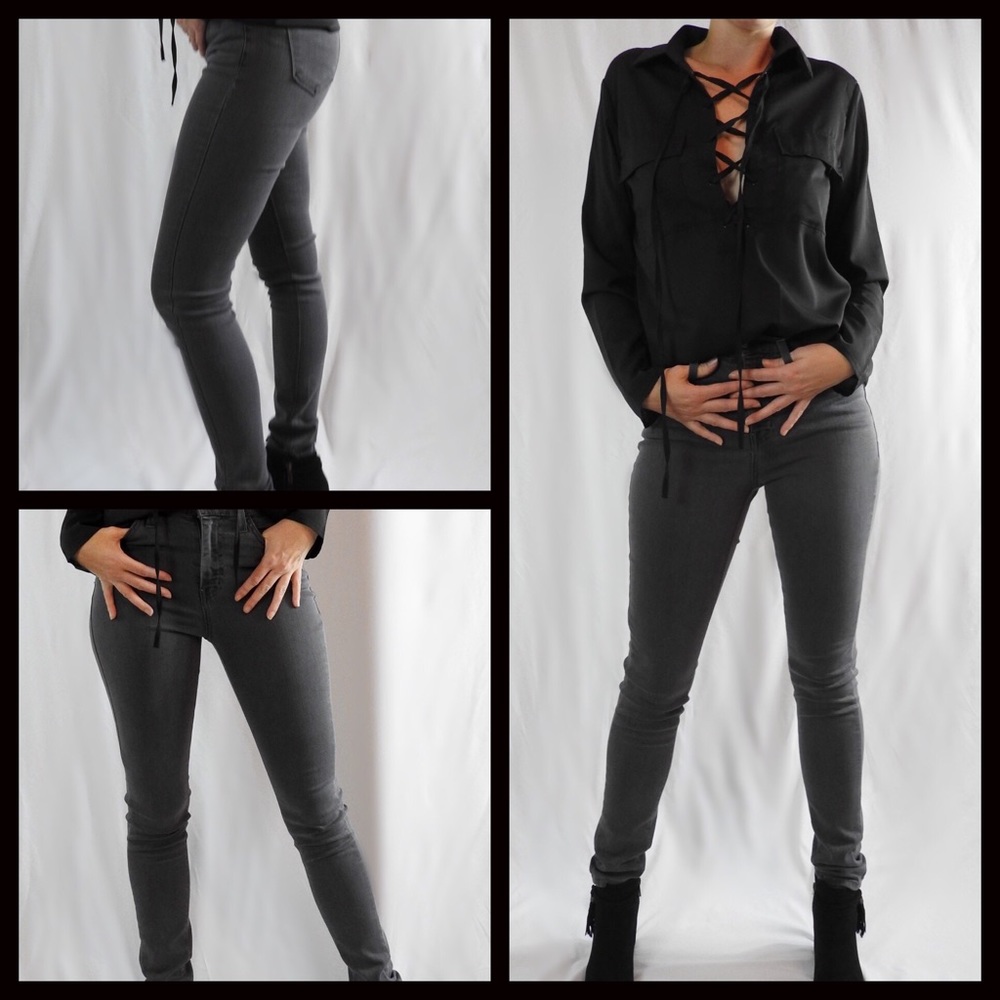 CLEARANCE-FIRM‼️Skinnies in Rustic Gray - Picture 6 of 6
