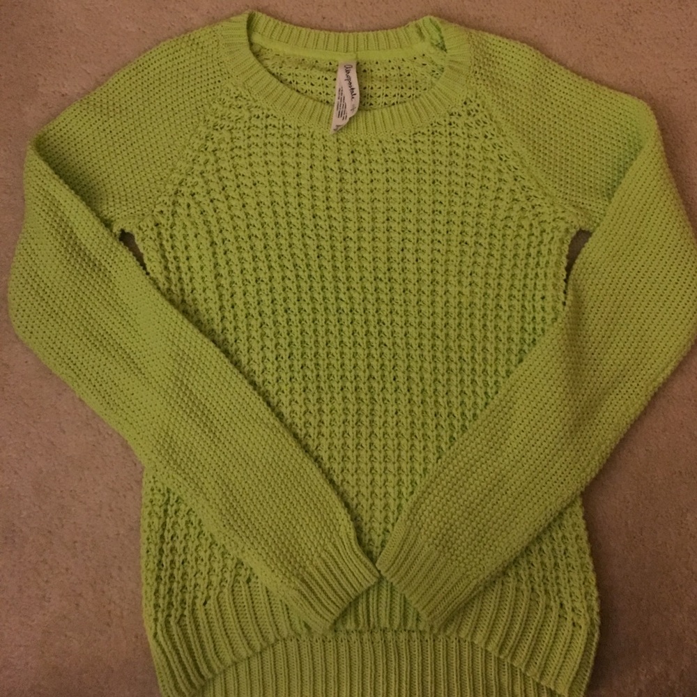 Aeropostale Neon Sweater Size Small