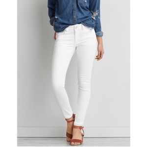 American Eagle White JEGGINGS