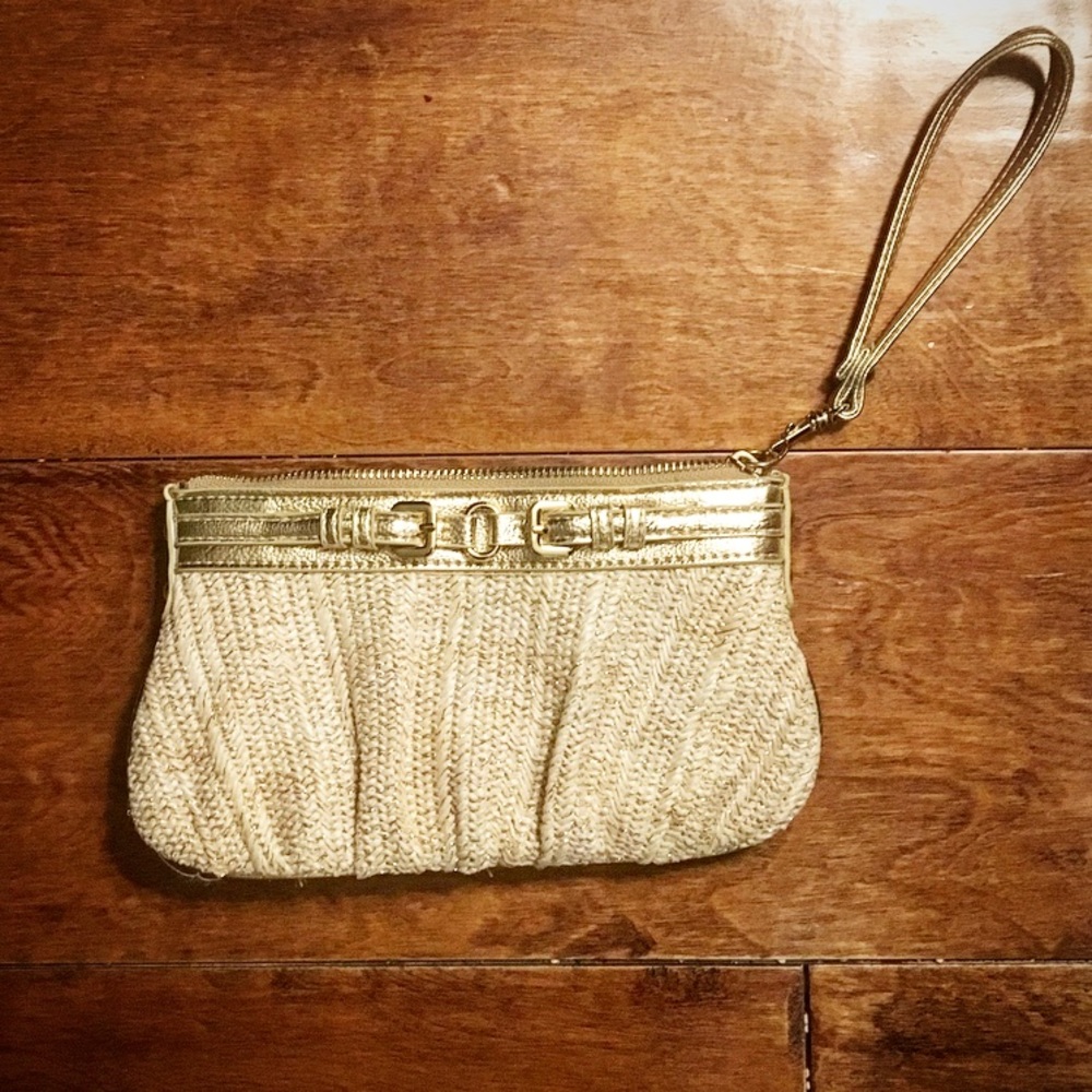 Express gold wristlet