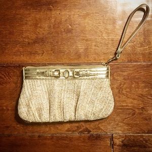 Express gold wristlet