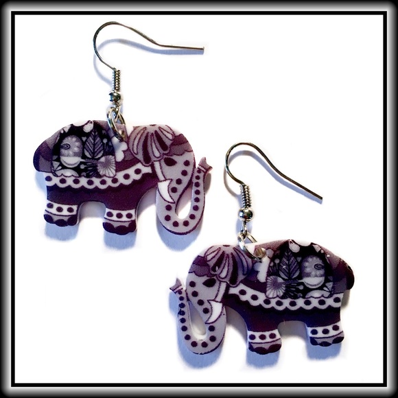 ELEPHANT EARRINGS - Picture 2 of 6