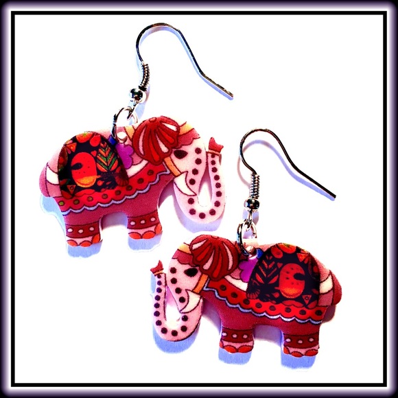 ELEPHANT EARRINGS - Picture 4 of 6