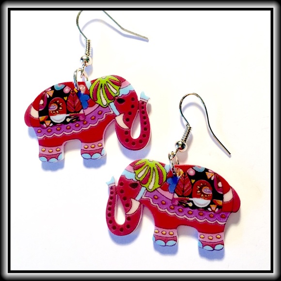 ELEPHANT EARRINGS - Picture 5 of 6