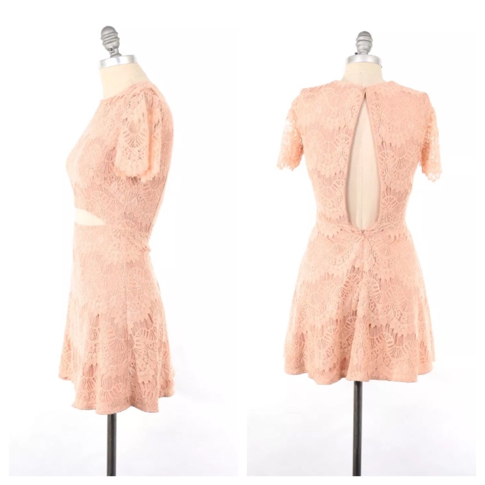 ❌SOLD❌Stylestalker lace cut-out mini dress - Picture 3 of 6