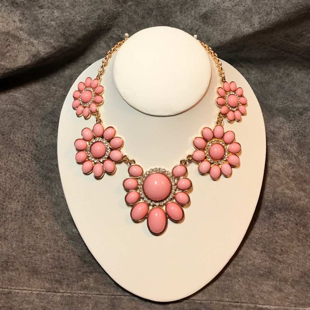 Pink Floral Necklace