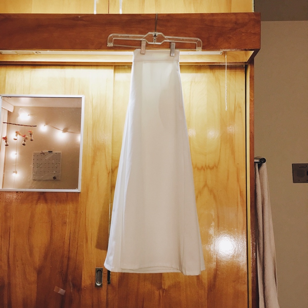 Morning Lavender White Culottes