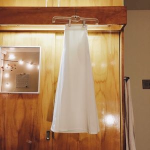 Morning Lavender White Culottes