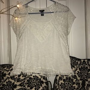 lacey white tee